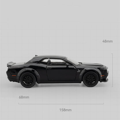 "High-Detail Alloy Sports Car Model Toy for Teenagers (7-14 Years) – Sleek Black, Red, and Gray Design, Durable Alloy Construction, Perfect for Display and Play, Comes in Color Box Packaging"