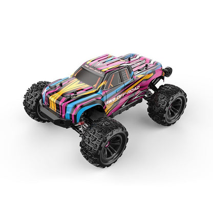 "High-Speed Four-Wheel Drive Brushless RC Bigfoot Model - 70km/h Off-Road Drift Racing Car, 2.4GHz 4WD Remote Control Truck, Ultimate Outdoor Adventure Toy for Speed Enthusiasts and Off-Road Thrills"