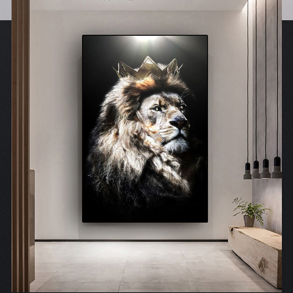 "Living Room Decor Wall Decor Black Wildlife Canvas Poster Print Without Frame"