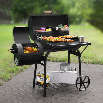 "Outdoor American Charcoal Barbecue Grill for Courtyard – Premium Household BBQ, Durable Design, Perfect for Grilling and Outdoor Cooking, Ideal for Family Gatherings and Backyard Parties"