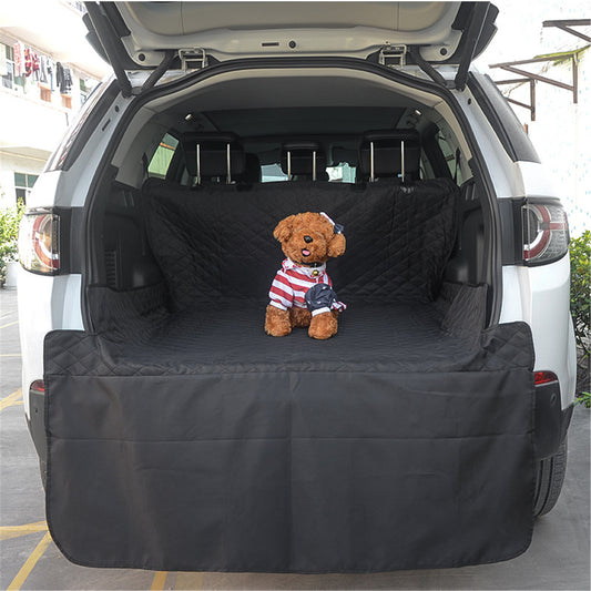 "Ultimate SUV Cargo Liner for Dogs: Waterproof, Machine Washable, Nonslip Pet Car Seat Cover with Bumper Flap Protector - Keep Your Vehicle, Van, Truck, or Jeep Spotless and Protected - XL Universal Fit"