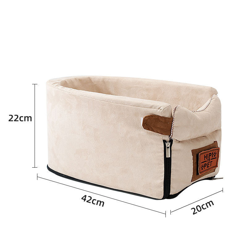 "Portable Dog and Cat Car Seat: The Perfect Travel Companion for Safety and Comfort – Protect Your Pets with This Stylish Travel Bed and Carrier for Hassle-Free Journeys and Adventures!"