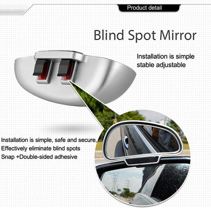 "Universal Adjustable Blind Spot Mirrors: Enhance Your Driving Safety with High Definition Glass and Wide Angle Design for Optimal Side Visibility, Perfect for Auxiliary Parking and Reducing Dangerous Blind Spots"