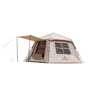 "Compact 3-Person Windproof & Waterproof Outdoor Camping Tent - Automatic Setup, Ultra-Light, Fiberglass Poles, 150D Silver-Coated Oxford Fabric, Ideal for Picnics and Outdoor Adventures"