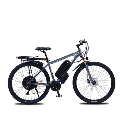 "High-Performance 29" X17 Long Battery Endurance Mountain Bike with 21-Speed Gear System, Durable Aluminum Alloy Frame, and Stylish White, Gray, Black Color Options for Ultimate Trail Adventures"