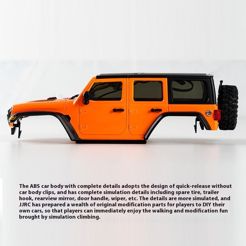 "Front and Rear Shock Absorber Four-Wheel Drive Off-Road Jeep Children's Electric Simulation Model Toy - Realistic Design, Durable Build, and Fun Adventure Experience for Young Explorers and Off-Road Enthusiasts"