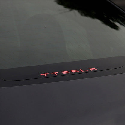 "Stylish Acrylic High Brake Light Stickers for Tesla Model 3: Customizable Car Decoration Accessories for Enhanced Exterior Design and Personal Touch!"