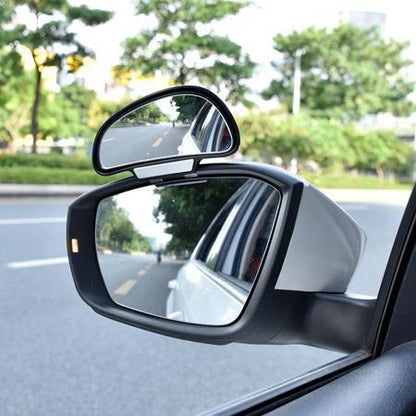 "Universal Adjustable Blind Spot Mirrors: Enhance Your Driving Safety with High Definition Glass and Wide Angle Design for Optimal Side Visibility, Perfect for Auxiliary Parking and Reducing Dangerous Blind Spots"