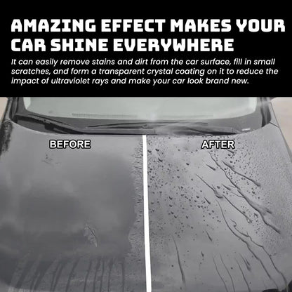 "Car Coating Wax for Paint Renovation & Dustproof Protection - 100g Palm Wax & Polysilazane Formula with Sponge for Cleaning, Restoring, and Shielding Car Paint"