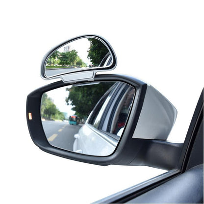 "Universal Adjustable Blind Spot Mirrors: Enhance Your Driving Safety with High Definition Glass and Wide Angle Design for Optimal Side Visibility, Perfect for Auxiliary Parking and Reducing Dangerous Blind Spots"