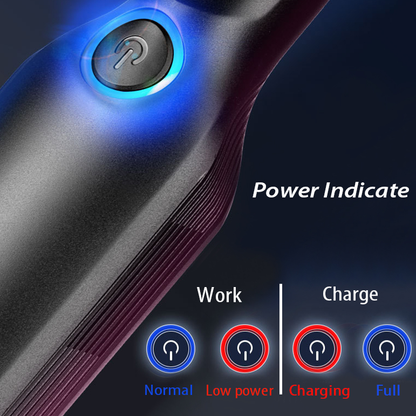 "Mini Wireless Handheld Vacuum Cleaner - 7.4V, Dual-Use for Car & Home, 5000pa Suction, 2-Speed, 2000mAh Battery, 40W/50W Power, 30 Min Runtime, 0.2L Dust Cup"