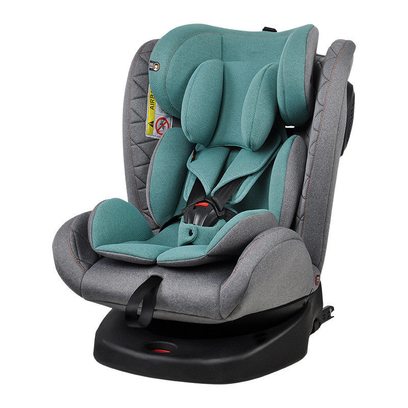 "Portable Car Seat with Rotating Child Safety Feature – Designed for Comfort and Safety, This Seat Can Sit or Recline, Offering Convenience and Full Protection for Babies and Toddlers During Travel."