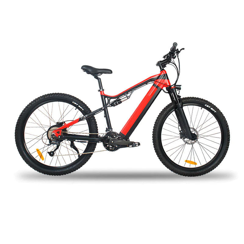 "500W Electric Ebike - 27.5 Inch Electric Mountain Bicycle with 48V 27-Speed Gear System and Powerful Bafang Motor for Optimal Performance and Trail Riding Experience"