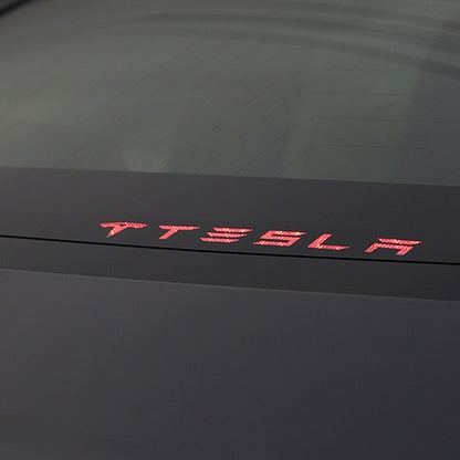 "Stylish Acrylic High Brake Light Stickers for Tesla Model 3: Customizable Car Decoration Accessories for Enhanced Exterior Design and Personal Touch!"