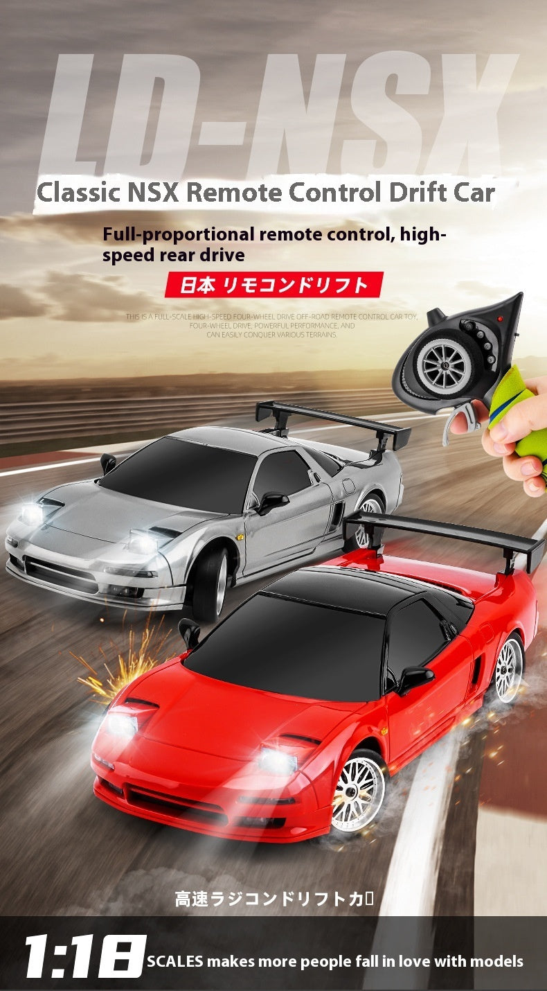 "2.4G NSX Drift Remote Control Car with Turn-Over Light – High-Speed, All-Terrain RC Toy for Kids and Adults, Perfect for Drift Racing, Stunt Performance, and Ultimate Remote-Control Fun!"