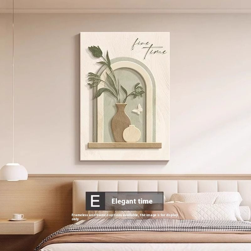 "Elegant Decorative Painting: Cream Style Abstract Line Character Mural on 40x60 cm Cloth Surface, 9mm Thick, No Stroke Design – Perfect Frameless Spray Paint for Unique Home Décor and Hanging Artwork