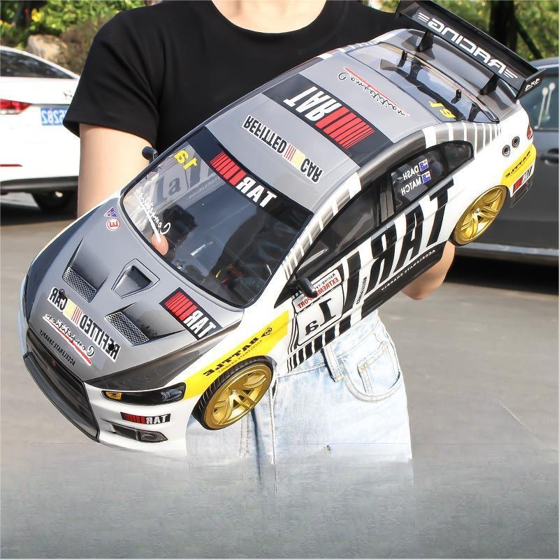 "High-Speed 1/10 All-Wheel-Drive RC Racing Car – 70 km/h, Off-Road 4WD Drift, Double Battery, One-Click Acceleration – Ultimate Remote-Control Toy for Boys"