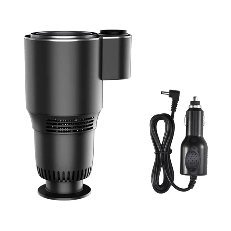 "2-in-1 12V Car Heating and Cooling Mug: Fast Beverage Temperature Control for Coffee, Cans, and Drinks – Auto Drink Warmer & Cooler for Hot and Cold Beverages on the Go"