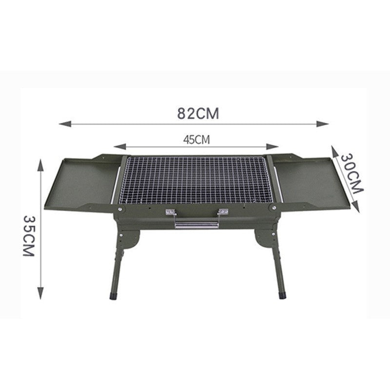 "Portable Installation-Free Integrated Barbecue Grill: Compact, Easy-to-Use Design for Outdoor Cooking, Perfect for Camping, Picnics, and Backyard Gatherings - Effortless Setup and Grilling Anywhere!"