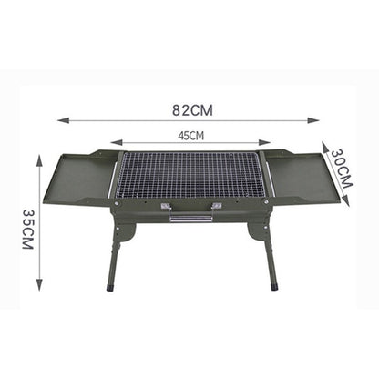 "Portable Installation-Free Integrated Barbecue Grill: Compact, Easy-to-Use Design for Outdoor Cooking, Perfect for Camping, Picnics, and Backyard Gatherings - Effortless Setup and Grilling Anywhere!"