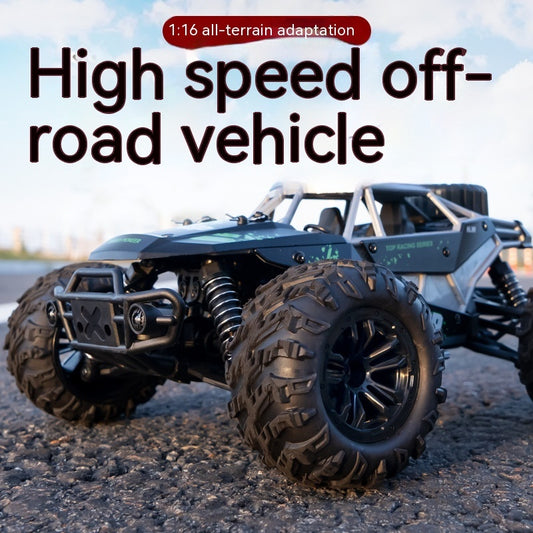 "New 1/16 Scale High-Speed Electric Off-Road 4x4 RC Racing Car - 2.4GHz Remote Control, Four-Wheel Drive, Durable and Fast RC Toy Vehicle for Kids, Ideal Gift for Outdoor Adventures and Racing Fun"