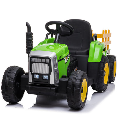 "Children's Electric Tractor Car for Boys and Girls - Four-Wheel Ride-On Toy Car for Babies and Toddlers, Safe and Fun Ride with Seats for Kids and Adults, Perfect for Outdoor Play and Adventures"