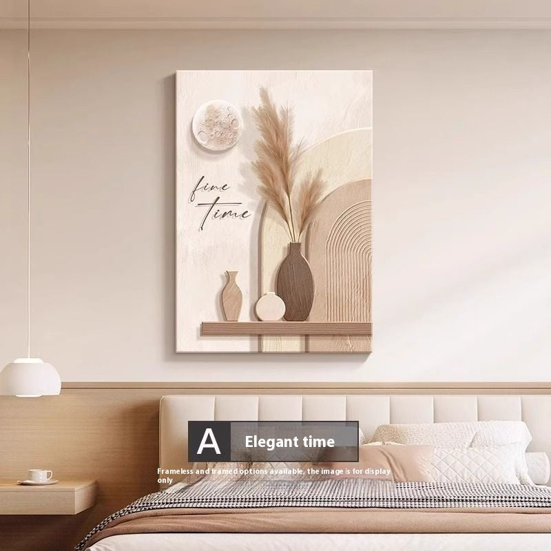 "Elegant Decorative Painting: Cream Style Abstract Line Character Mural on 40x60 cm Cloth Surface, 9mm Thick, No Stroke Design – Perfect Frameless Spray Paint for Unique Home Décor and Hanging Artwork