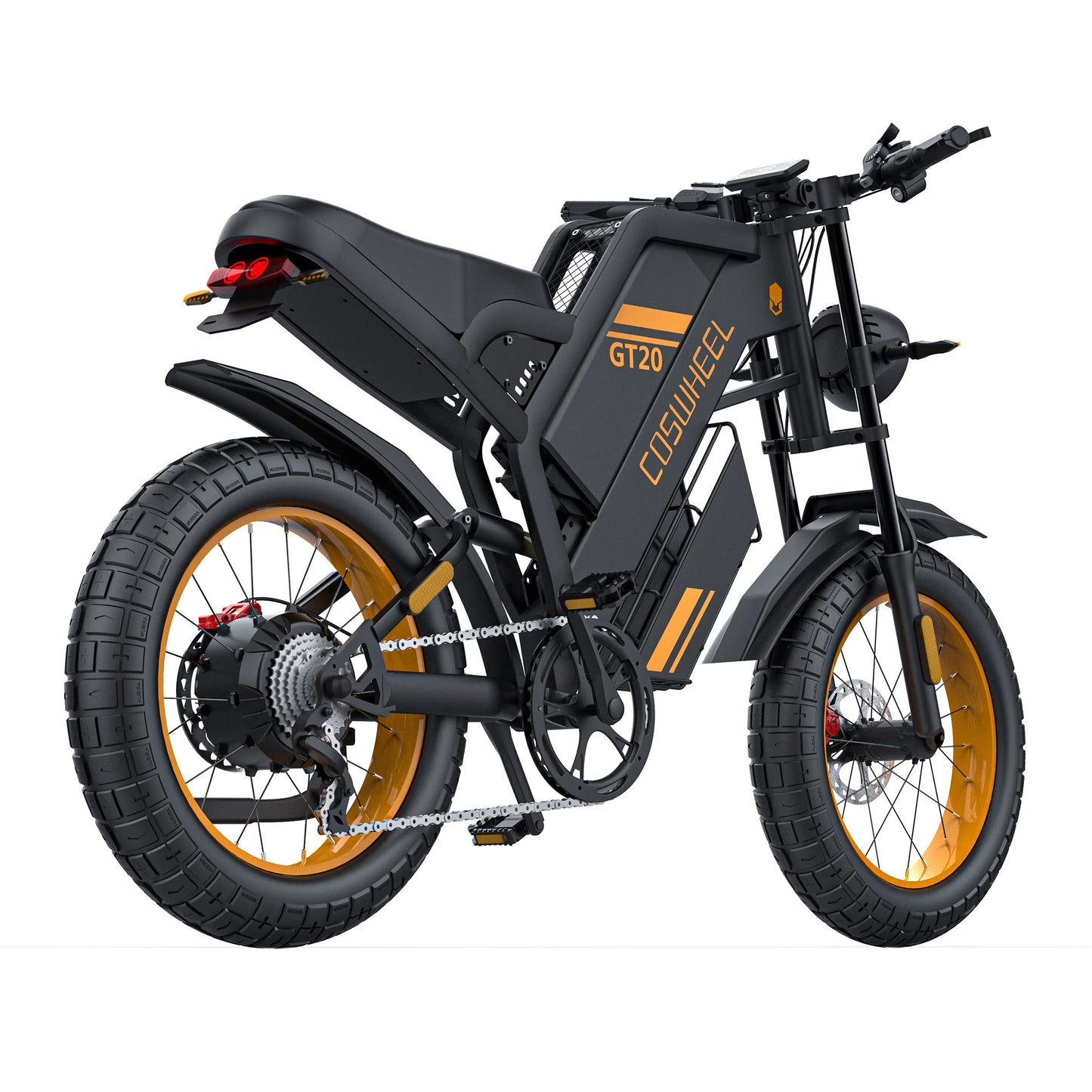 "Powerful 2000W Electric Motor Mountain Bike with 20-Inch Fat Tires, 48V 25AH Removable Battery, and Off-Road Capabilities - High-Performance Electric Dirt Bike Motorcycle for Ultimate Outdoor Adventures"