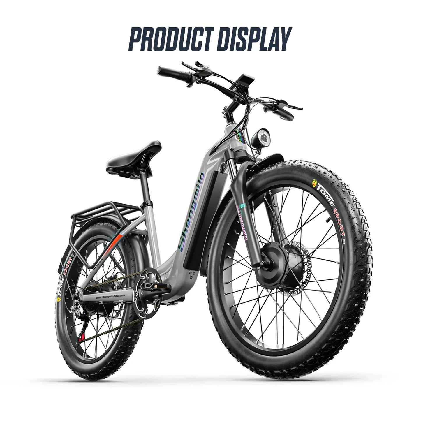 "Shengmilo MX06 Pro Electric Fat Bike – 2000W Brushless Motor, 26" Wheels, 48V 17.5Ah Battery, 31-60 km Range, Luxury Aluminum Alloy Frame, Dual Seat, Max Speed 50 km/h – Powerful, Efficient E-Bike for Adventure"