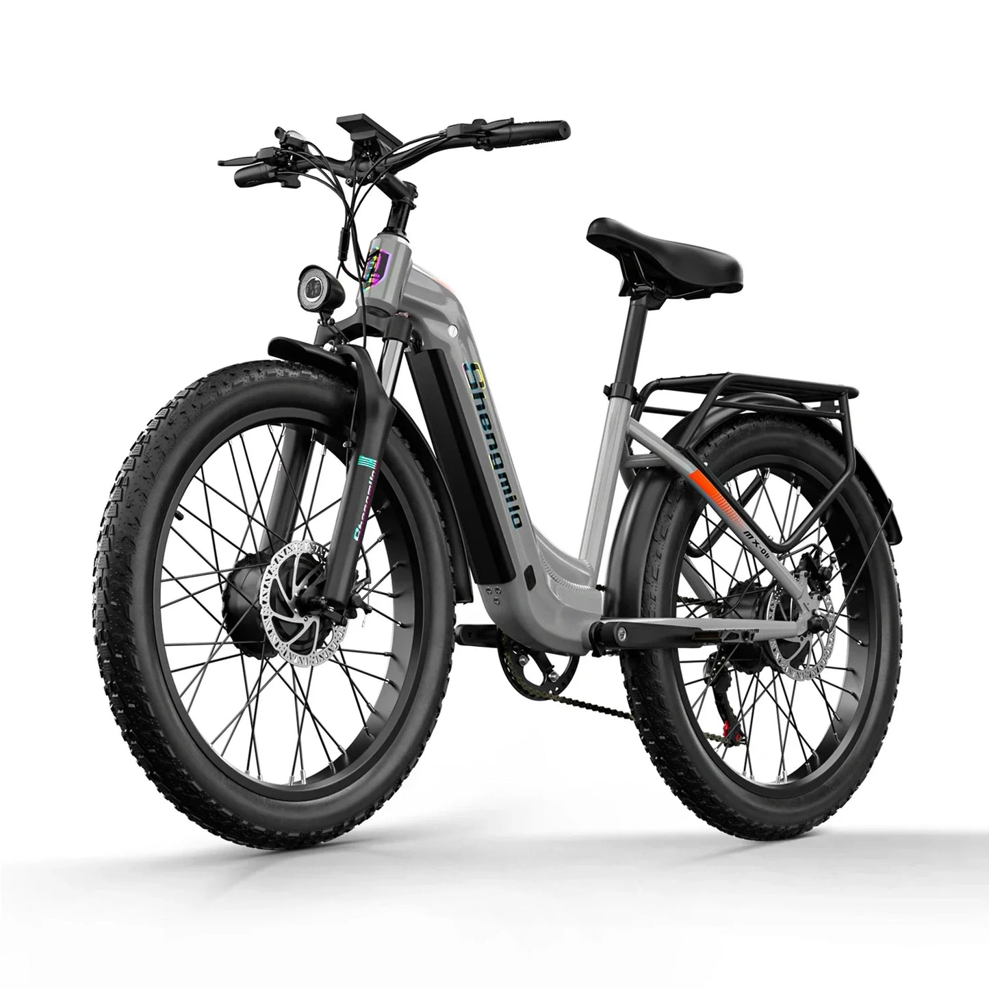 "Shengmilo MX06 Pro Electric Fat Bike – 2000W Brushless Motor, 26" Wheels, 48V 17.5Ah Battery, 31-60 km Range, Luxury Aluminum Alloy Frame, Dual Seat, Max Speed 50 km/h – Powerful, Efficient E-Bike for Adventure"