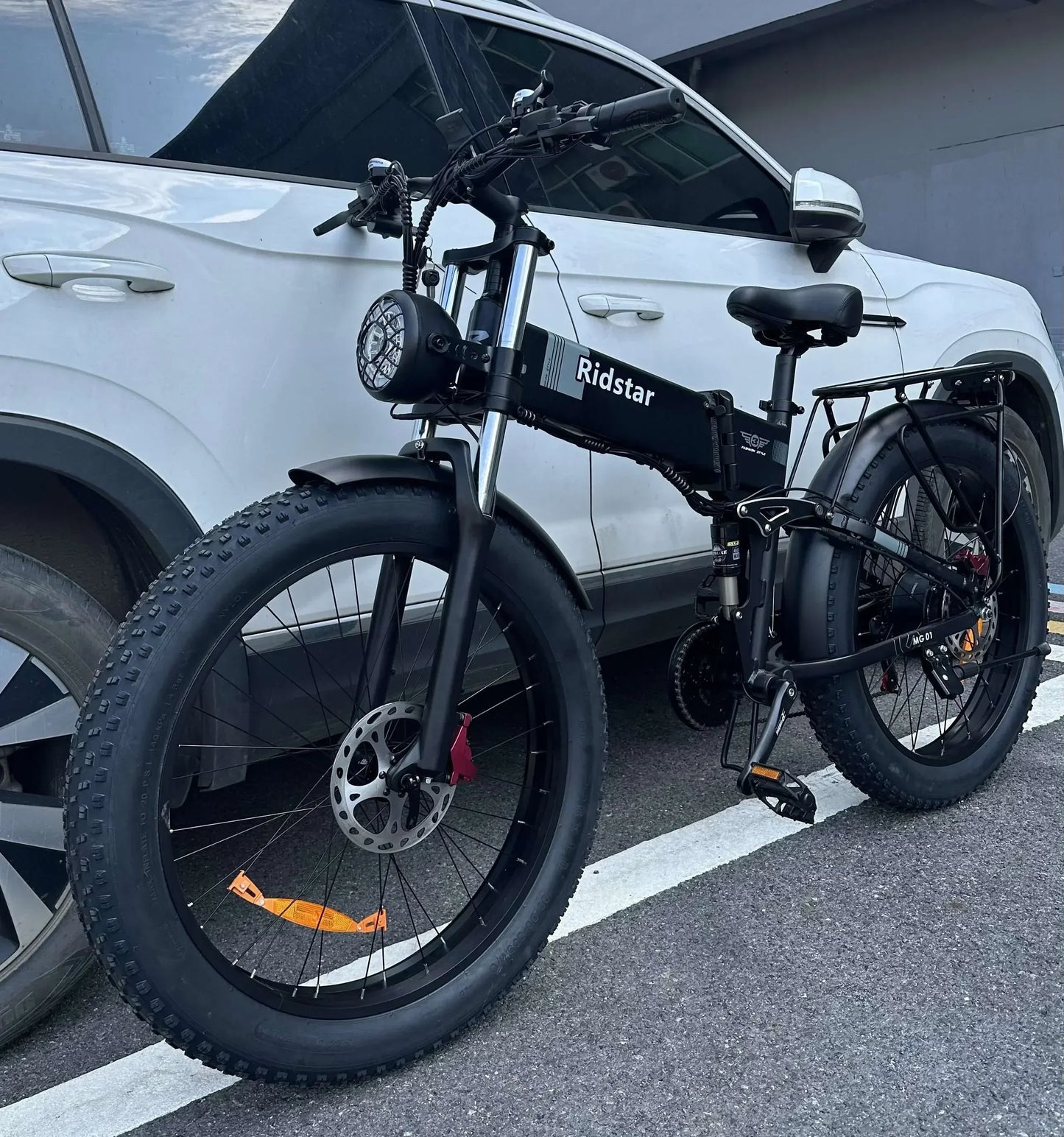 "Electric Bicycle H26 PRO E-Bike Folding 1500W Motor, 23AH Battery, 26x4 Inch Fat Tires, Hydraulic Brakes, Mountain & Snow Terrain Ready – Powerful, Durable, and Versatile Fat Tire E-Bike for Adventurers"