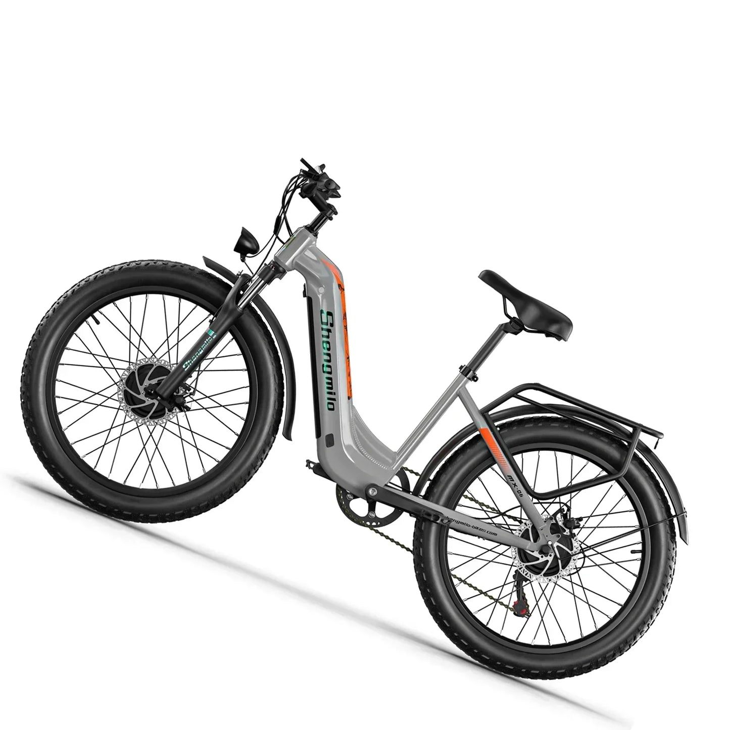 "Shengmilo MX06 Pro Electric Fat Bike – 2000W Brushless Motor, 26" Wheels, 48V 17.5Ah Battery, 31-60 km Range, Luxury Aluminum Alloy Frame, Dual Seat, Max Speed 50 km/h – Powerful, Efficient E-Bike for Adventure"