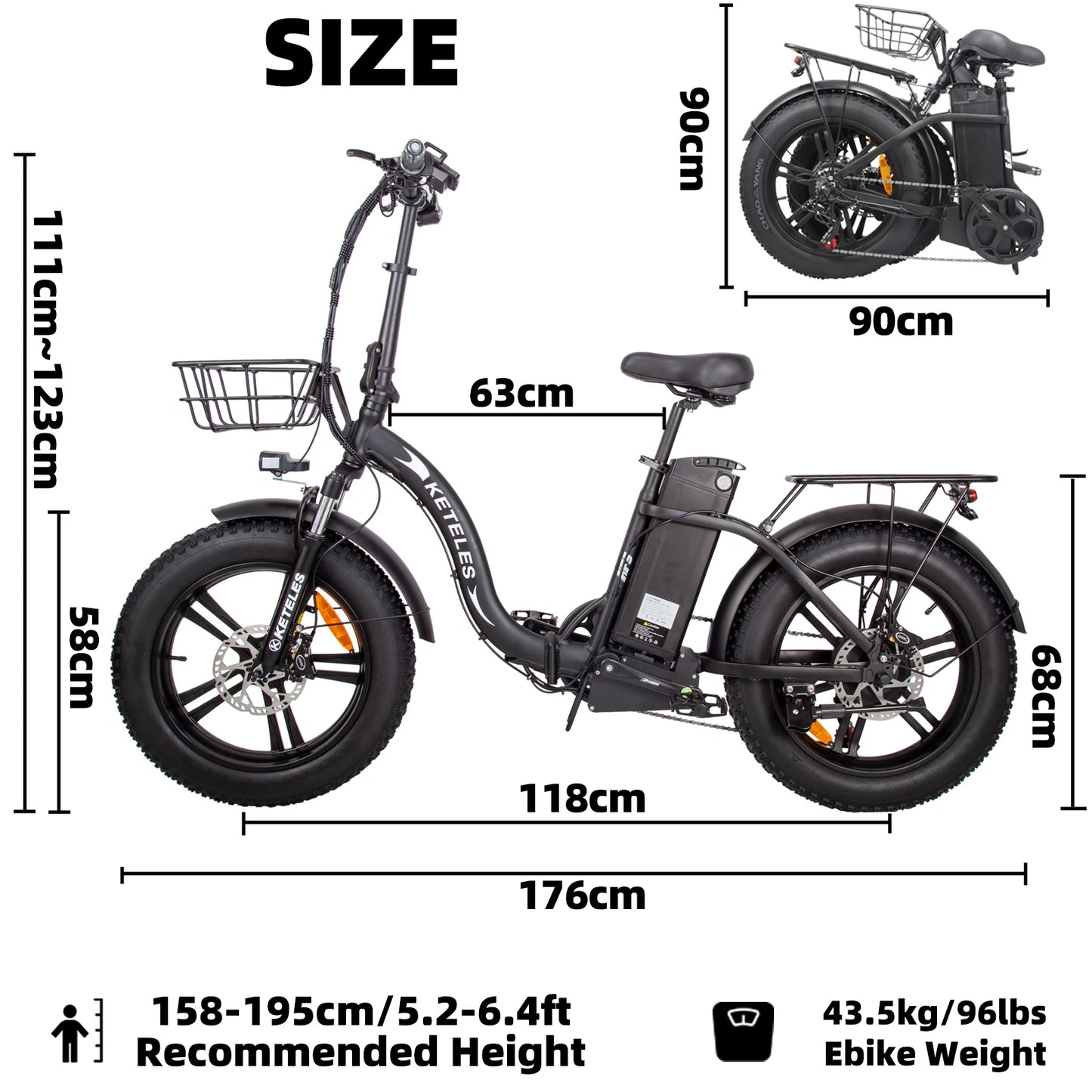 "KF9 KETELES Mini 7-Speed Electric Folding Bicycle for Women - 1000W Single Motor, 17.5Ah Battery, Compact and Stylish Ebike for Commuting, Travel, and Outdoor Adventures"