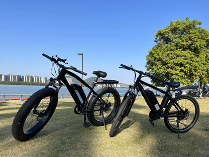 "Mountain Urban E-bike 750W Electric Bike for Adults - 48V 17.8AH Power, 26 Inch Fat Tires, Road and Commuter Ready, High-Performance E-Bike for Off-Road Adventures and Daily Travel"