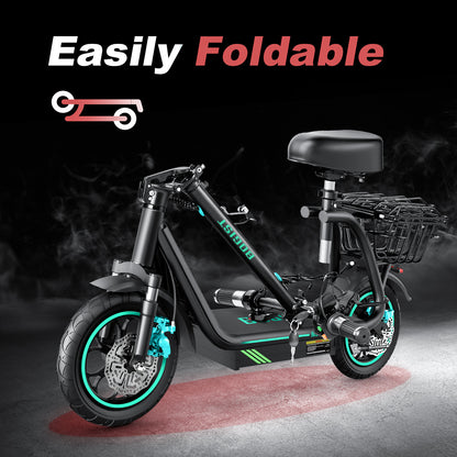 "High-Performance Electric Scooter with 500W Motor, 48V 15Ah Battery, 35-45 Km/h Max Speed, 35-40 Km Road Endurance, 12-Inch Tires – Ideal for Commuting and Outdoor Adventures"