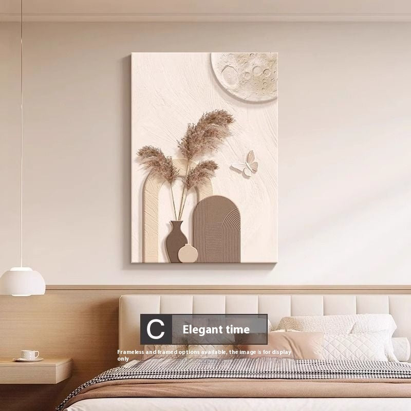 "Elegant Decorative Painting: Cream Style Abstract Line Character Mural on 40x60 cm Cloth Surface, 9mm Thick, No Stroke Design – Perfect Frameless Spray Paint for Unique Home Décor and Hanging Artwork