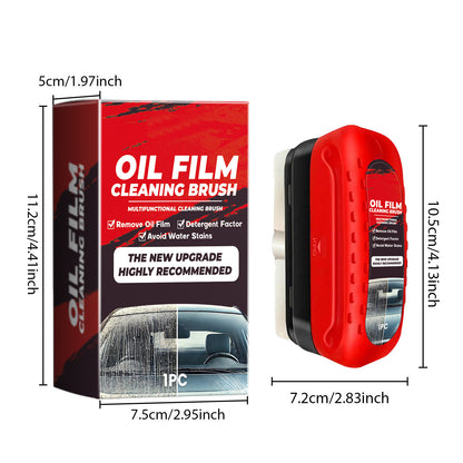 "All-in-One Automotive Oil Film Cleaning Brush & Windshield Cleaner Tool – Effortless Car Glass Oil Film Remover with Reusable Foam Sprayer for Clear, Spotless Windshields and Vehicle Windows"