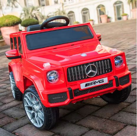 "Licensed Mercedes-Benz G63 Kids Ride-On Car - 12V Motorized Electric Vehicle for Children with Remote Control, Realistic Design, Premium Features, Safe & Fun Ride for Young Drivers, Ideal Gift for Boys and Girls"