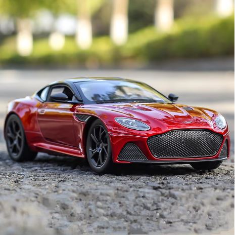 "Stunning Aston Martin DBS Sports Car Simulation Alloy Model 1:24 Scale: Intricately Detailed, Precision-Crafted Collectible for Car Enthusiasts and Luxury Automobile Lovers"