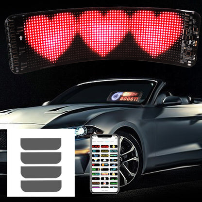 "Programmable Car LED Sign - Ultra-Thin Full-Colour Advertising Screen for Cars | Custom Text, Pattern, and Animation Display | Ideal for car or events"