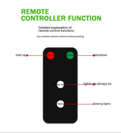 "Vehicle Remote Pilot Laser Light: High-Intensity Strobe Lights for Trucks with Remote Control | 2PCS Emergency Beacon Hazard Warning Lights for Trucks, Cars, and Vehicles | Enhance Safety with Strobe, Laser, and Flashing Features for Maximum Visibility"