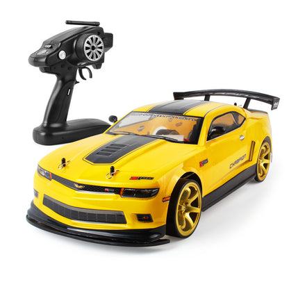 "High-Speed 1/10 All-Wheel-Drive RC Racing Car – 70 km/h, Off-Road 4WD Drift, Double Battery, One-Click Acceleration – Ultimate Remote-Control Toy for Boys"