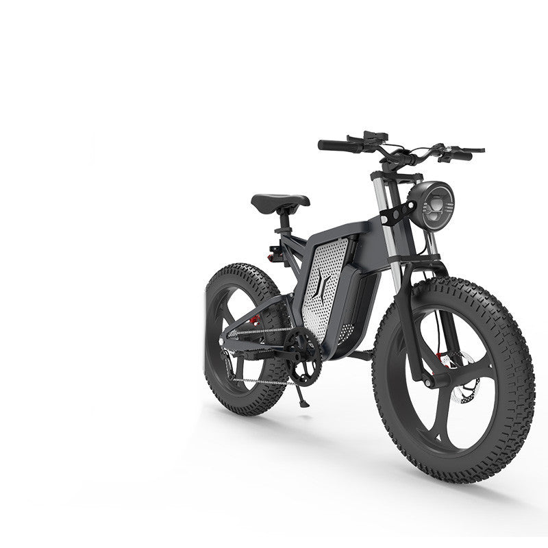 "20 Inch 2000W Off-Road Electric Bicycle for Adults – Lithium Battery Assisted Fat Tire E-Bike with 35AH, Ideal for Mountain, Snow, and Rugged Terrain Adventures, High-Performance Electric Motorcycle"