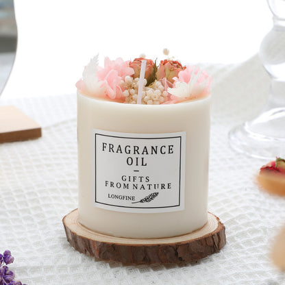 "Enchanting Dried Flower Decor: Elevate Your Space with Romantic Candles for an Inviting Atmosphere Perfect for Intimate Gatherings, Cozy Evenings, and Special Celebrations, Creating Lasting Memories in Every Glow."