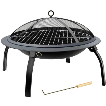 "Portable Folding BBQ Grill & Camp Stove - Versatile Charcoal Heating Brazier for Outdoor Cooking, Indoor Roasting, and Barbecue, Compact, Durable, and Easy to Use for Home, Camping, and Outdoor Adventures"