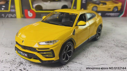 "Lamborghini Urus SUV & Huracan Coupe Sports Car Diecast Model Edition - Alloy Luxury Vehicle Collection for Sports Car Enthusiasts, Perfect Gift for Diecast Model Collectors and Luxury Toy Lovers"