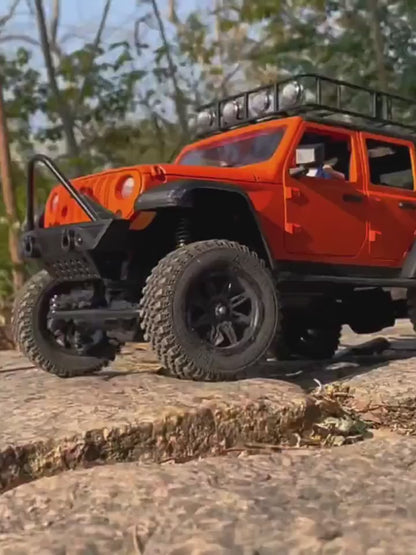 "Wrangler Jeep 4WD Remote Control Off-Road Vehicle Toy – Full-Scale Climbing Four-Wheel Drive RC Car for Adventure Enthusiasts, High Performance, Durable Design, and Ultimate Terrain Exploration Fun!"