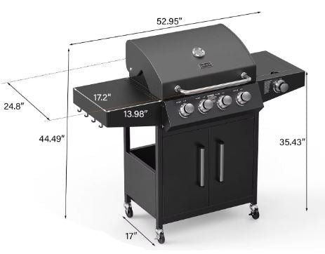 "Premium Home Courtyard Outdoor Gas Oven and Liquefied Gas Barbecue Grill – Versatile Cooking Solution for BBQ Lovers, Perfect for Backyard Gatherings, with Adjustable Heat Settings, Durable Construction, and Easy-to-Use Features"