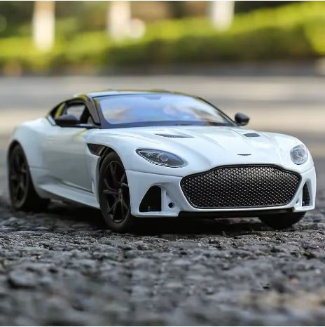 "Stunning Aston Martin DBS Sports Car Simulation Alloy Model 1:24 Scale: Intricately Detailed, Precision-Crafted Collectible for Car Enthusiasts and Luxury Automobile Lovers"