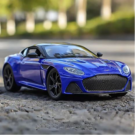 "Stunning Aston Martin DBS Sports Car Simulation Alloy Model 1:24 Scale: Intricately Detailed, Precision-Crafted Collectible for Car Enthusiasts and Luxury Automobile Lovers"